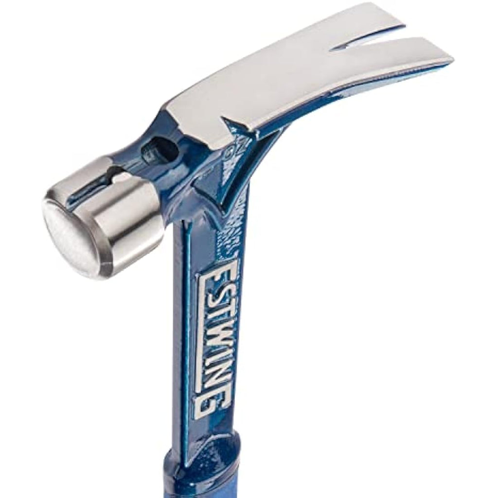 Estwing E6-15SR Ultra Claw Hammer – 15oz Steel Hammer with Blue NVG Grip