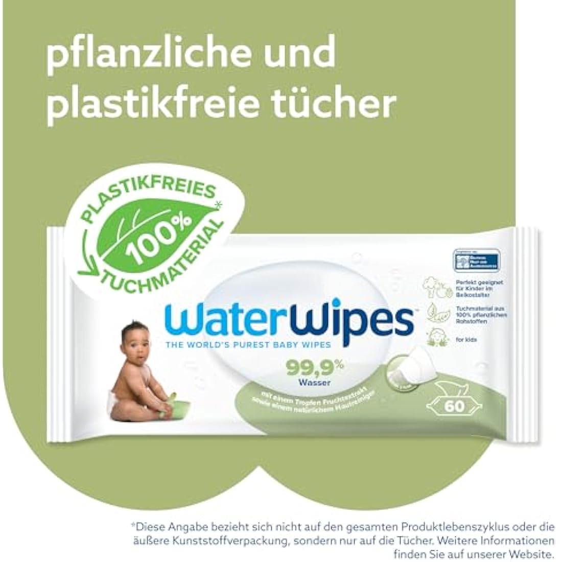 WaterWipes Sensitive+ Baby & Toddler Wipes | 720 Count | Unscented