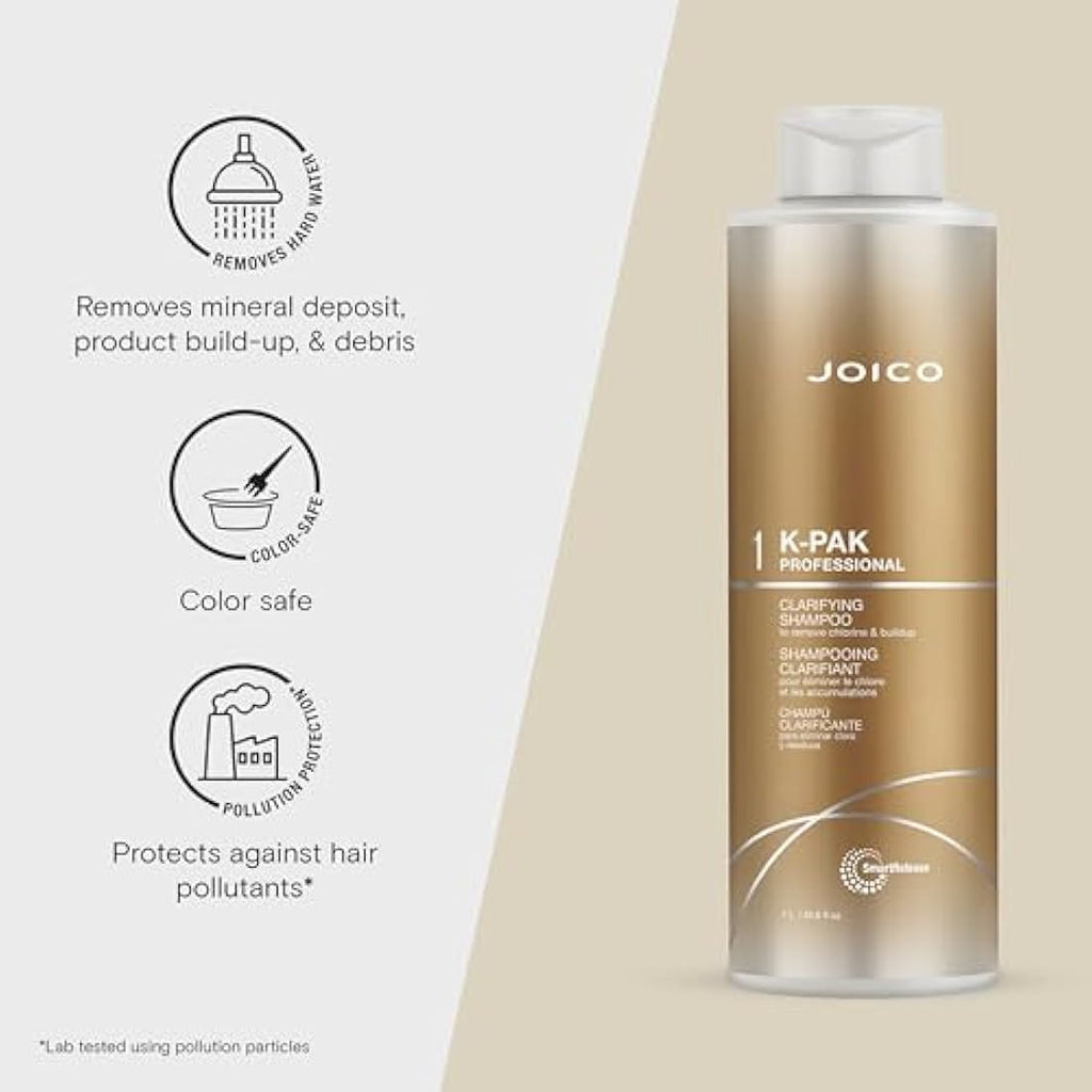 Joico K-Pak Clarifying Shampoo – Deep Cleansing & Detoxifying 1000ml