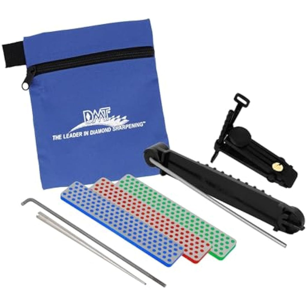 DMT Aligner Deluxe Knife Sharpening Kit with 3 Diamond Whetstones