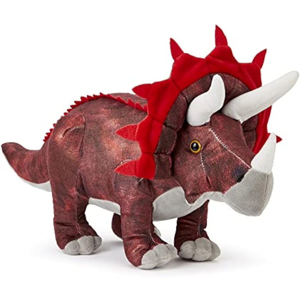 Zappi Co Triceratops Dinosaur Plush Toy - Large 53cm Stuffed Animal