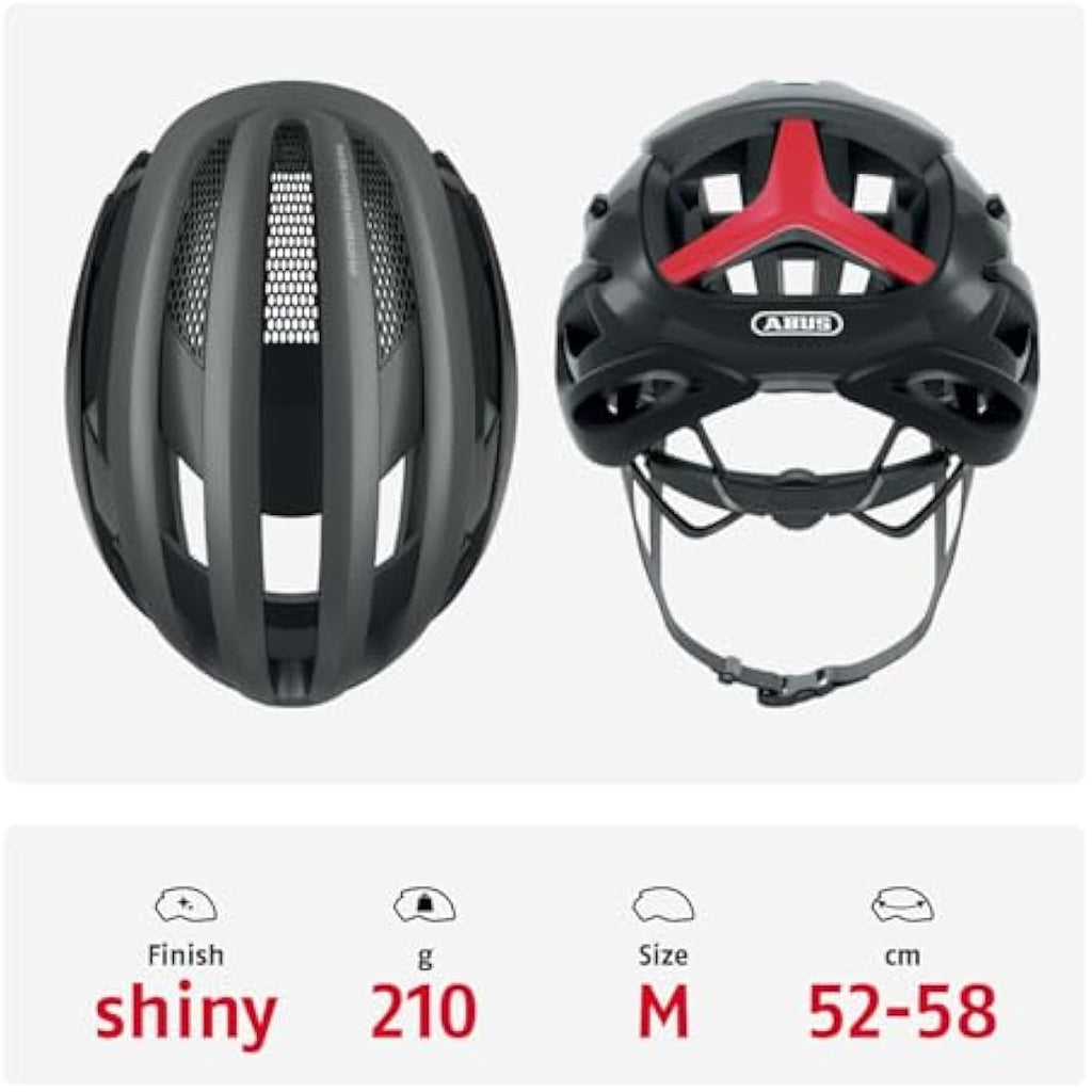 ABUS AirBreaker Road Bike Helmet – Lightweight Aerodynamic Cycling Gear