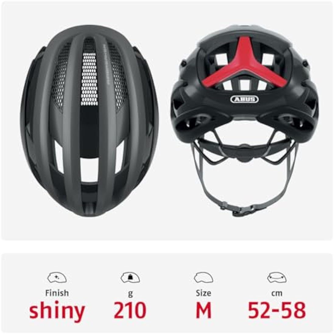 ABUS AirBreaker Road Bike Helmet – Lightweight Aerodynamic Cycling Gear