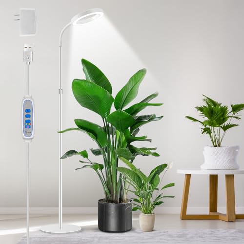 Aumtrly Floor Standing LED Grow Light | Full Spectrum Tall Plant Lamp