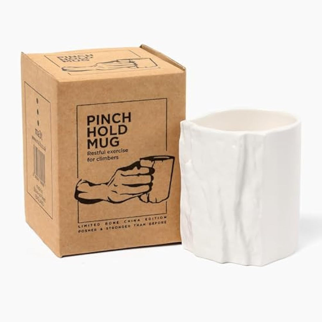 Pinch Hold Rock Climbing Mug – Handmade Bone China Edition