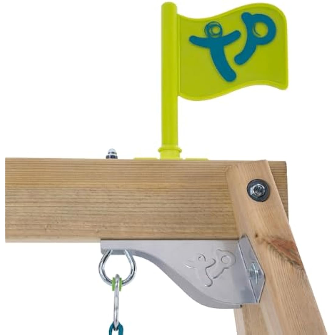 TP Toys Forest Wooden Single Swing Set | FSC Certified Timber