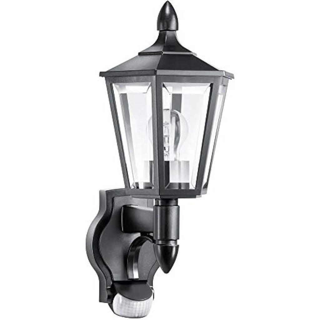 Steinel L 15 S Outdoor Wall Light – 180° Motion Sensor – Black