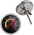 BBQ Grill Temperature Gauge – 2 Pcs Charcoal Smoker Thermometer