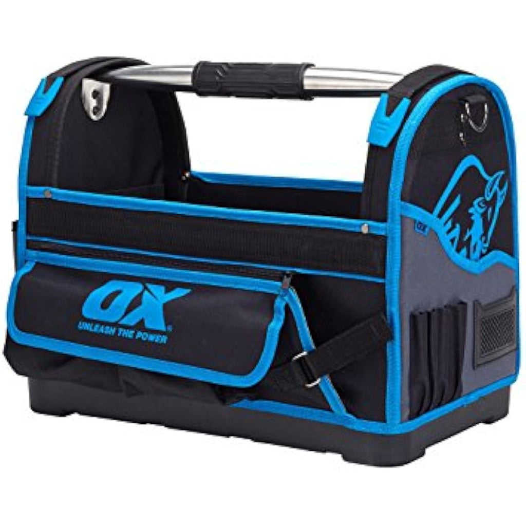 OX Pro 18" Open Tool Tote – Heavy-Duty Professional Construction Bag