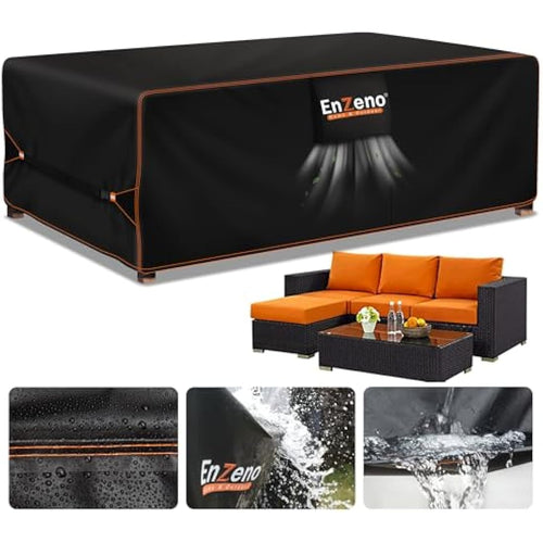 Enzeno Waterproof Garden Furniture Cover | 200x200cm Oxford Fabric