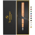Scriveiner Luxury EDC Fountain Pen – Brushed Copper Brass Pocket Pen