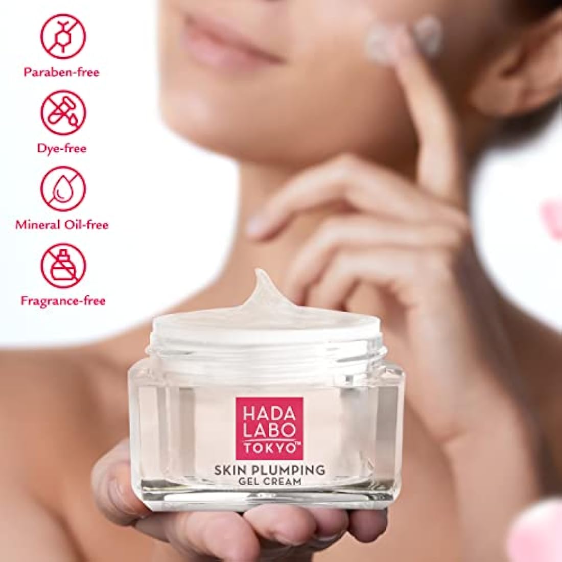 Hada Labo Tokyo Skin Plumping Gel Cream – Hydrating Fragrance Free, 50ml