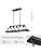 Jolof Store 5-Light Linear Farmhouse Chandelier | Rustic Wood Grain