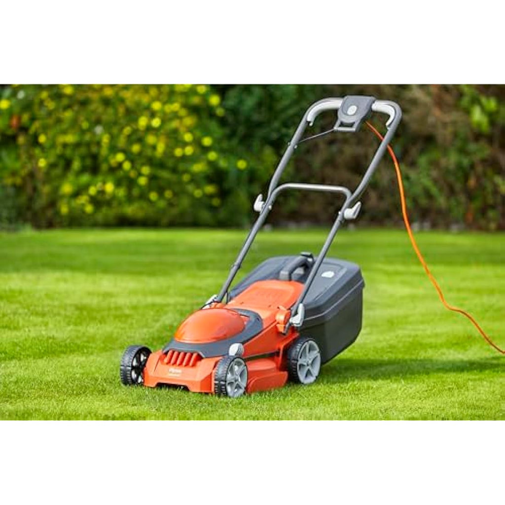 Flymo EasiStore 340R Electric Rotary Lawn Mower - 1400W, 34cm
