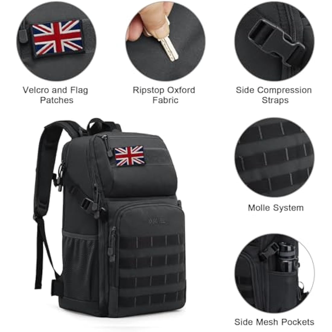G4Free 35L Military Tactical Backpack | Molle Assault Rucksack