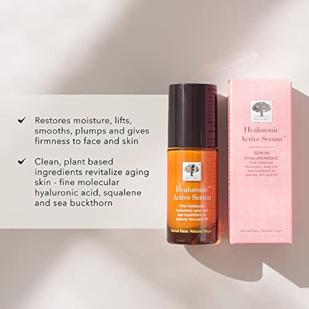New Nordic Hyaluronic Active Serum | Hydrating & Firming Skin – 30ml
