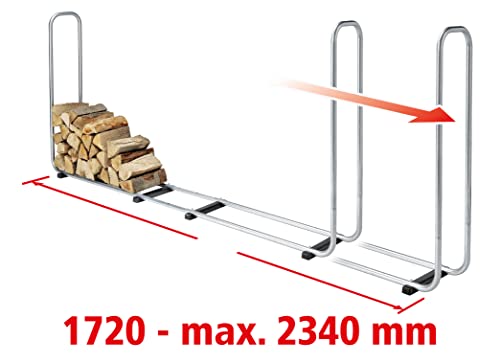 Wolfcraft Firewood Stacking Aid – Adjustable Outdoor Log Storage Rack