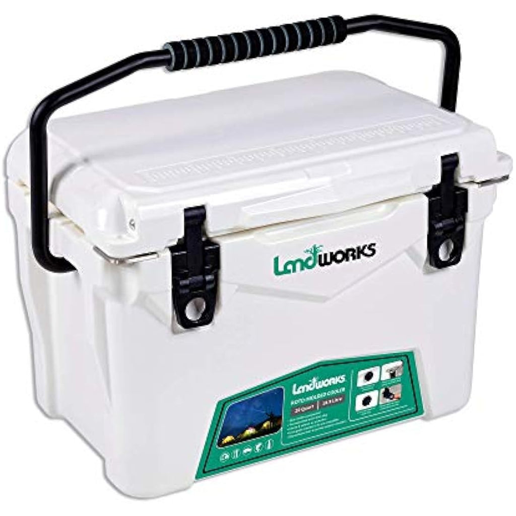 Landworks Rotomolded Cooler | 10-Day Ice Retention Heavy Duty Ice Chest
