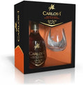 Carlos I Brandy Solera Gran Reserva 1L Gift Pack with Brandy Glass