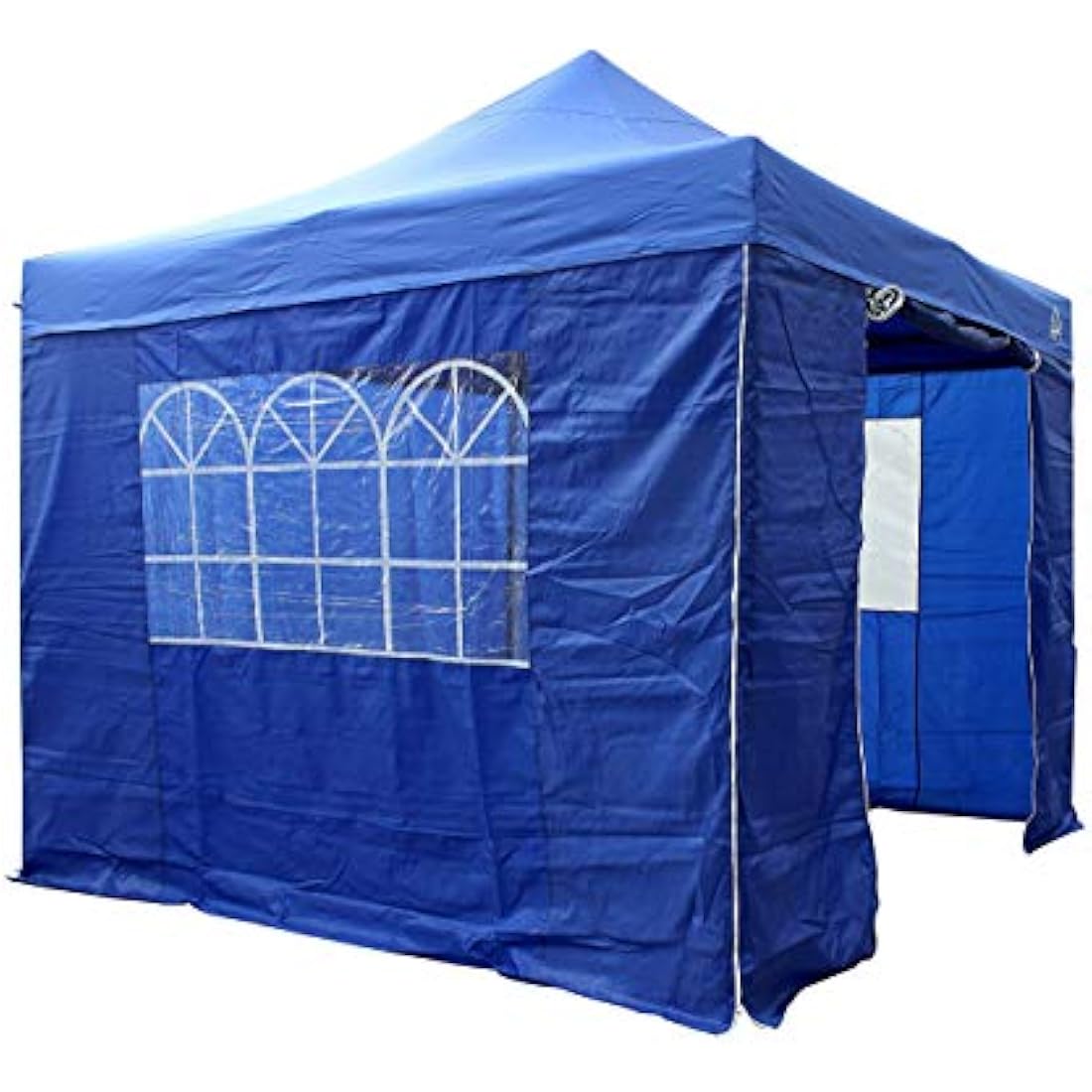 All Seasons Gazebos 3x3m Heavy Duty Pop Up Gazebo with Walls - Royal Blue