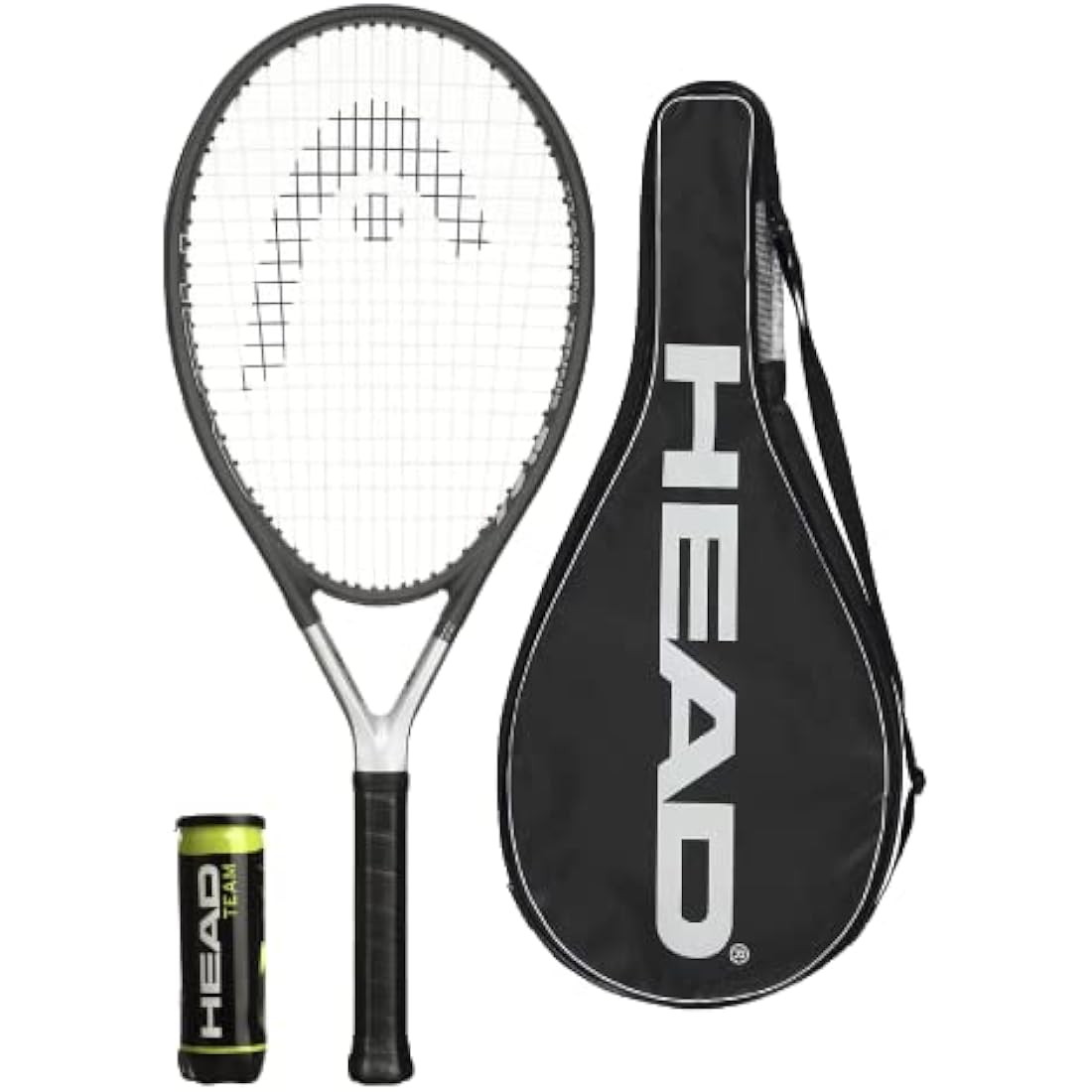 HEAD Ti S6 Titanium Tennis Racket with Cover and 3 Tennis Balls