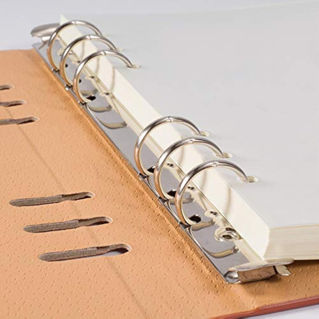 Nokingo A5 Blank Refill Paper | 6-Hole Loose Leaf 100gsm White, 100 Sheets