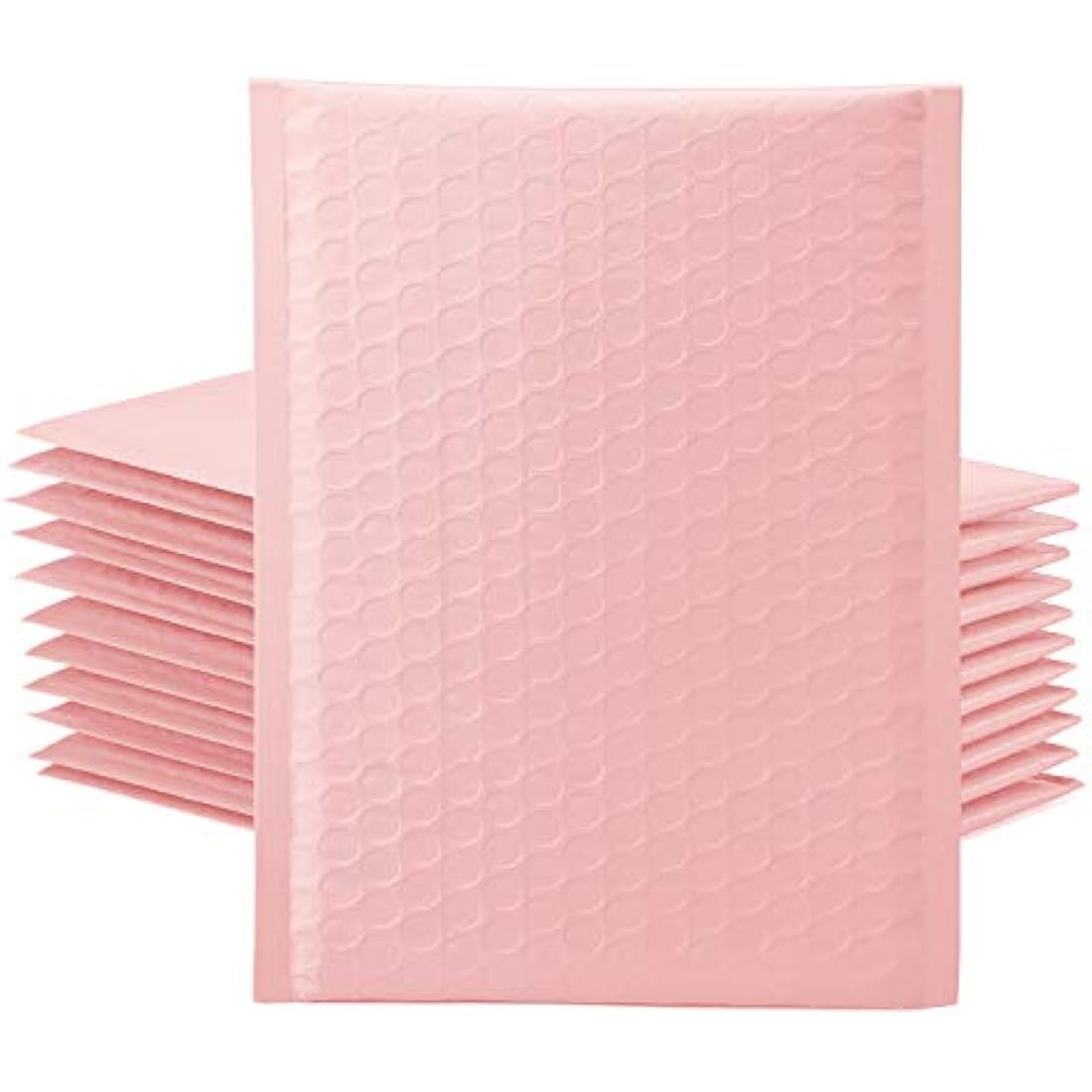 Switory Padded Envelopes | 25 Pack Pale Pink Bubble Mailers, 15.3x22.9cm