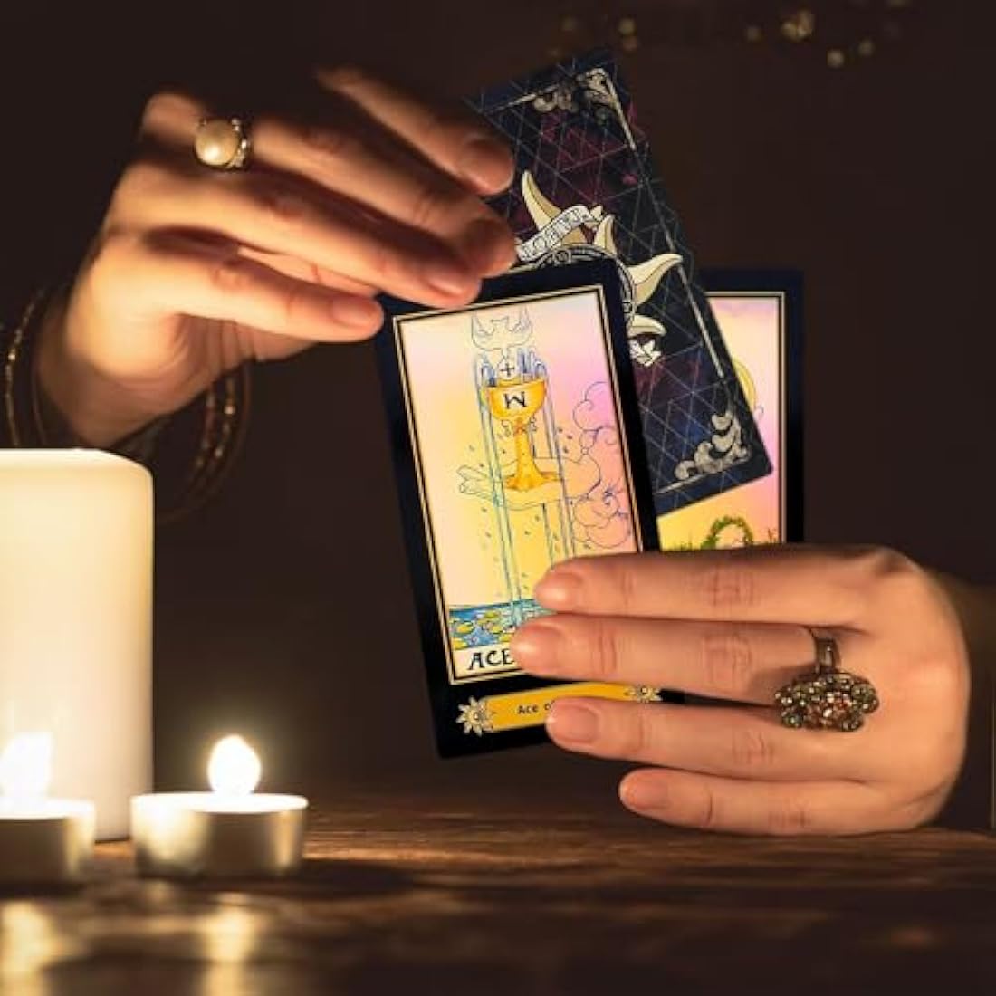 LHKJ 78 Tarot Cards Set | Classic Tarot Deck with English Guidebook