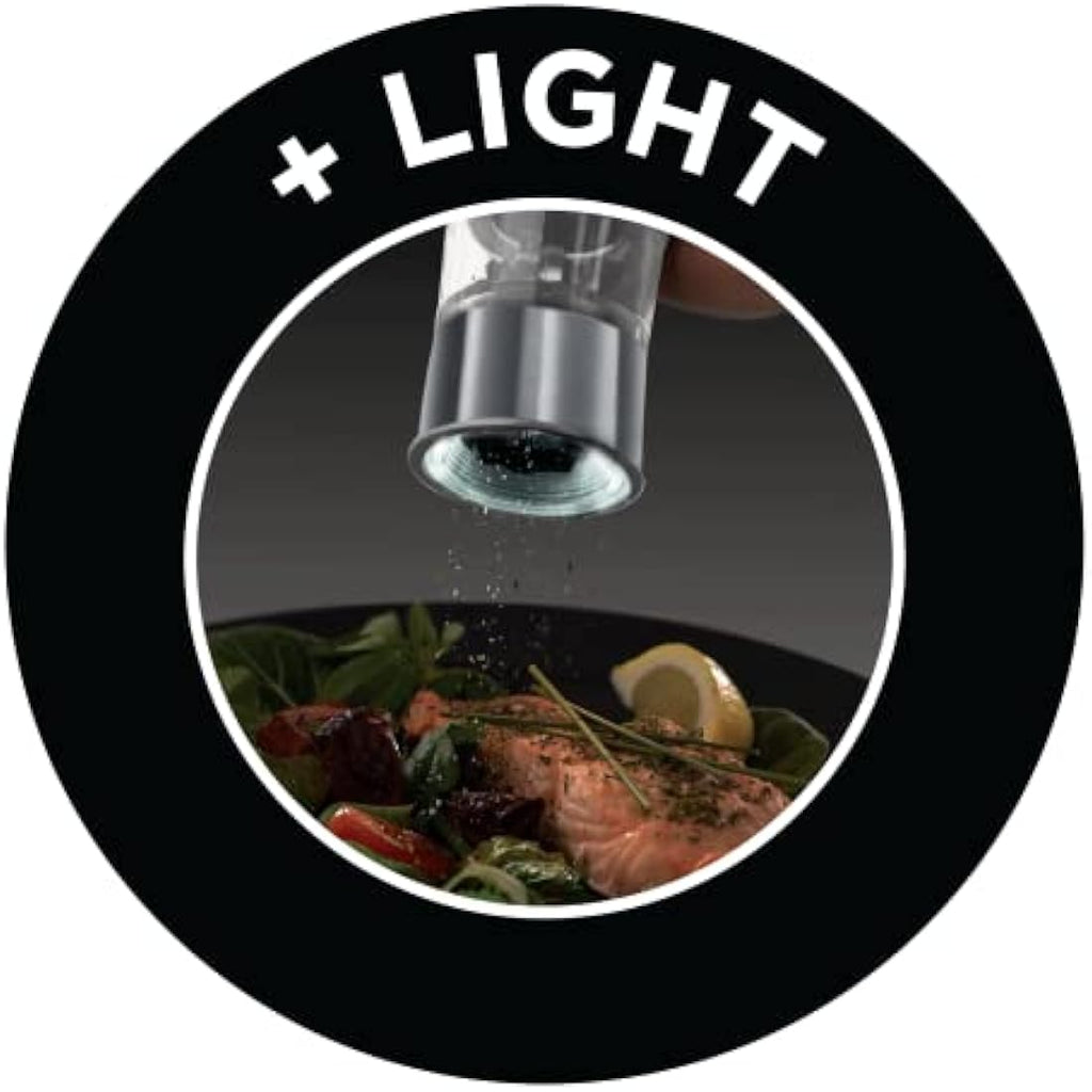 Russell Hobbs Electric Salt & Pepper Mill Set – Stainless Steel