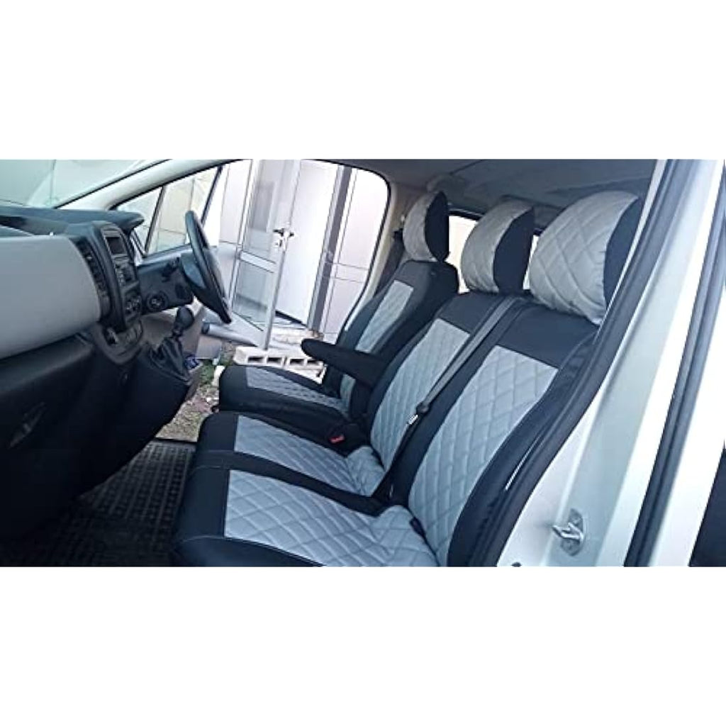 Jolof Store Renault Trafic & Vauxhall Vivaro Seat Covers – Eco Leather