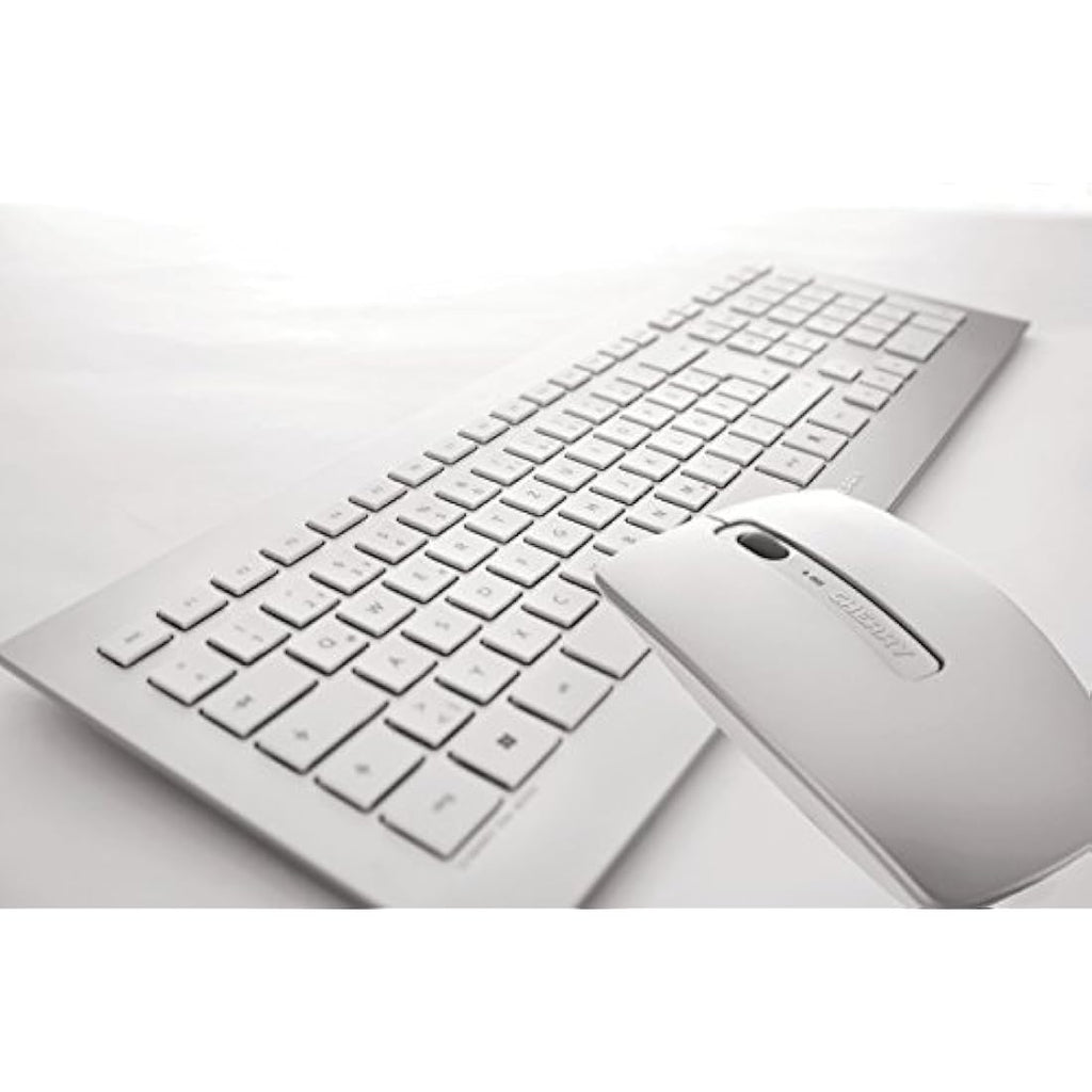 CHERRY DW 8000 Wireless Desktop Set | Ultra-Flat QWERTZ Keyboard | Silver