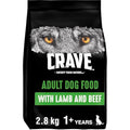 Crave High Protein Grain-Free Lamb & Beef Dry Dog Food - 3 x 2.8kg
