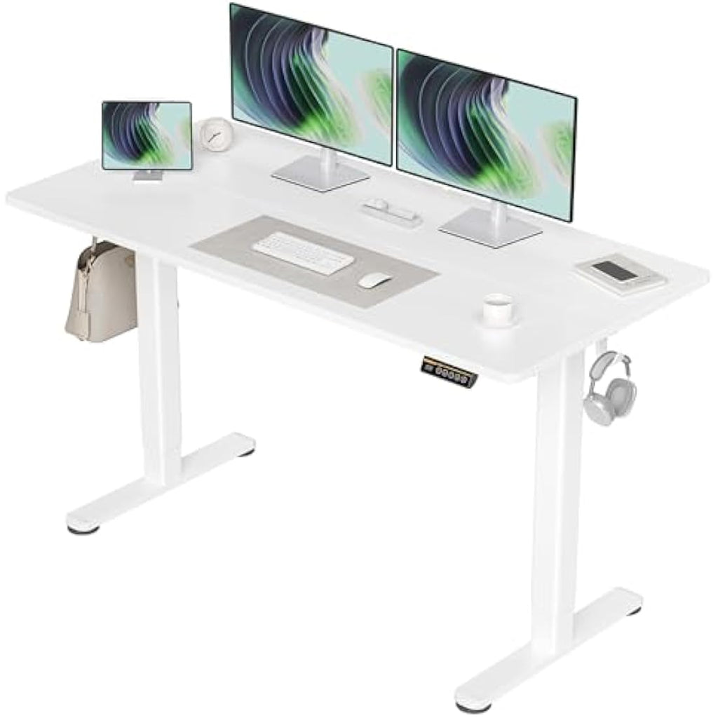 Claiks Electric Standing Desk | 140x60cm Height Adjustable Sit Stand Desk
