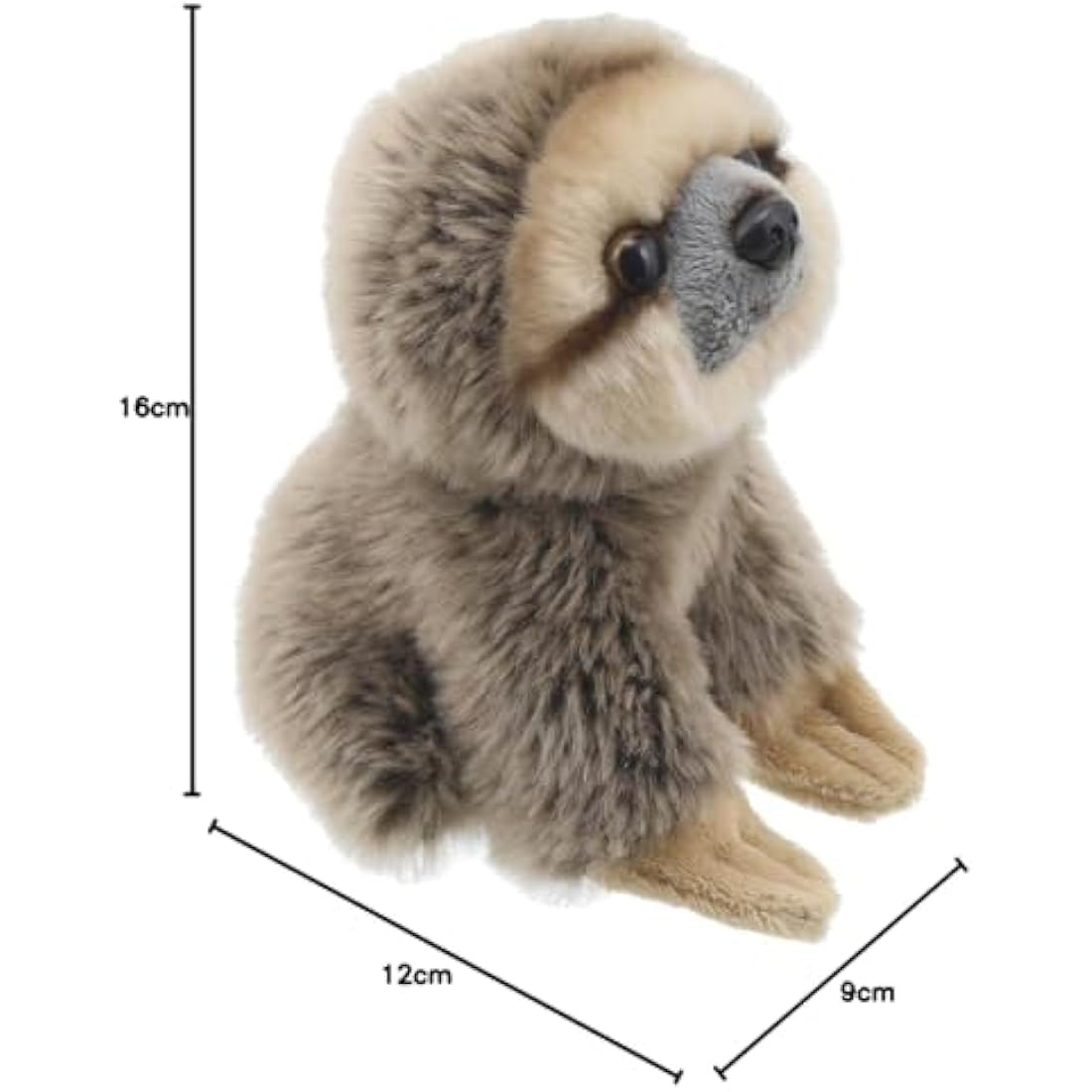 Sloth Soft Toy Plush – Wilberry Minis Lifelike Stuffed Animal (15cm)