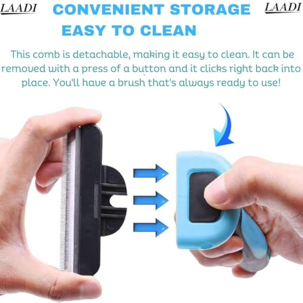 Laadi Pet Deshedding Tool – Professional Grooming Brush for Dogs & Cats