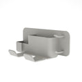 Hosoncovy Hair Dryer Holder – Wall Mount Silicone Storage Shelf (Grey)