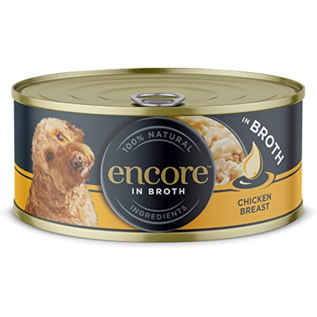 Encore Natural Wet Dog Food | Chicken Breast with Rice | 12 x 156g Tins