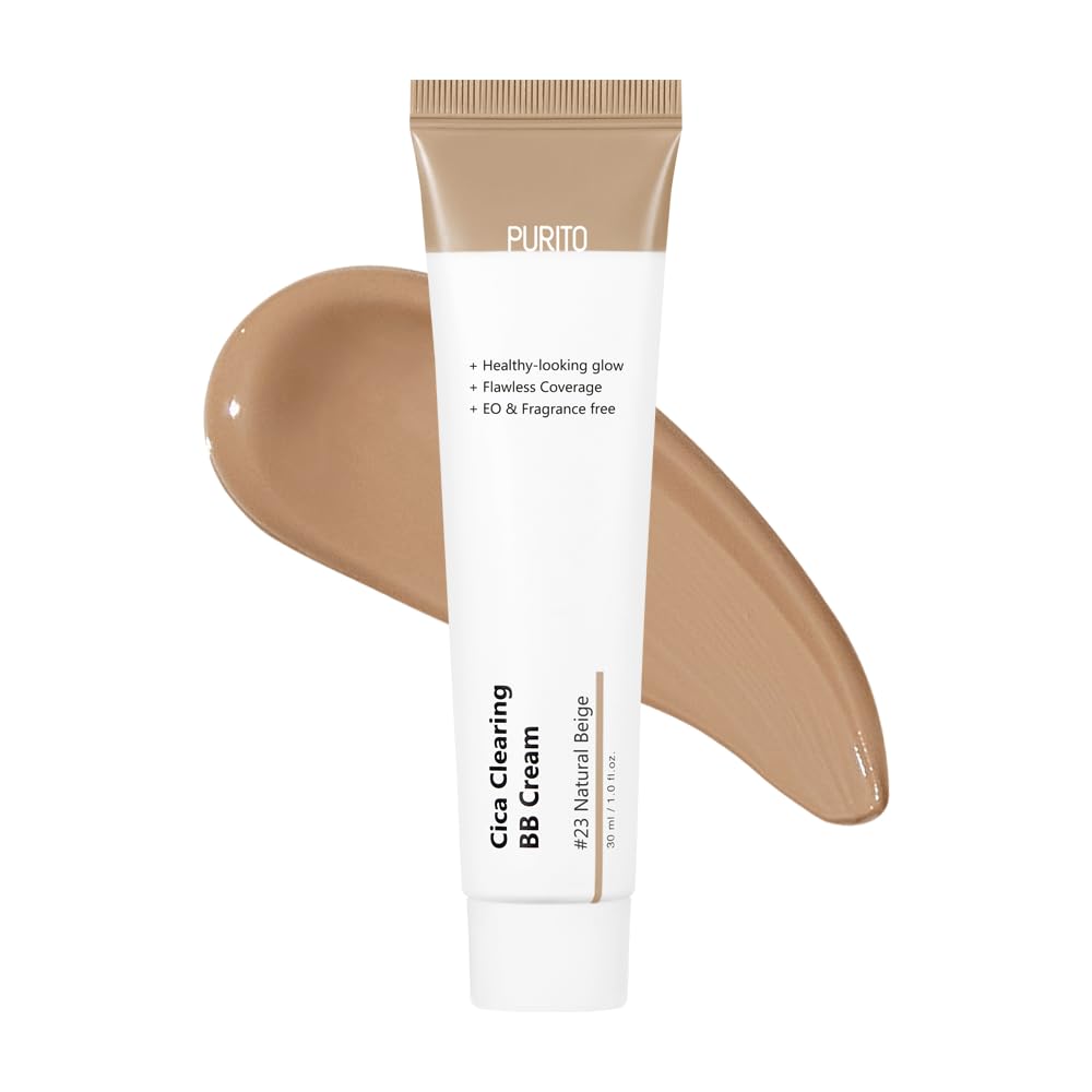 PURITO Cica Clearing BB Cream - #23 Natural Beige - Vegan Foundation