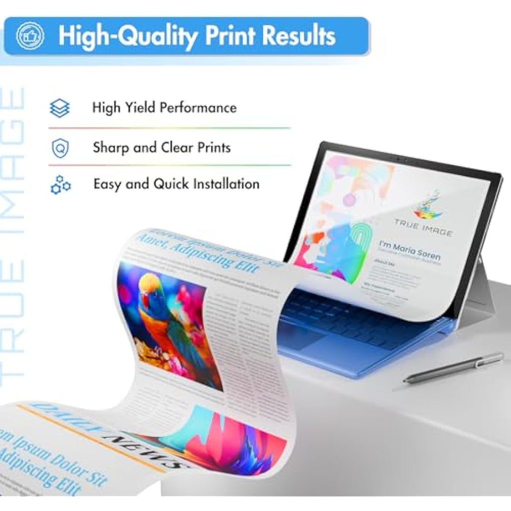 True Image HP 410A CF410A Compatible Toner Cartridge 4-Pack | Black & Color