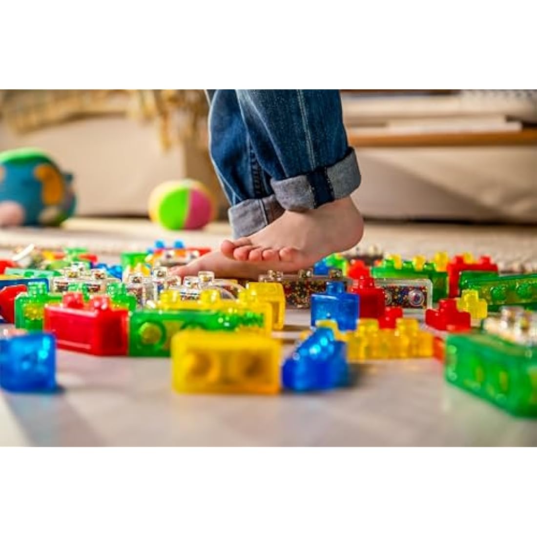 Jelly Blox Vehicle Kit – 35pc Squeezable Sensory Building Blocks