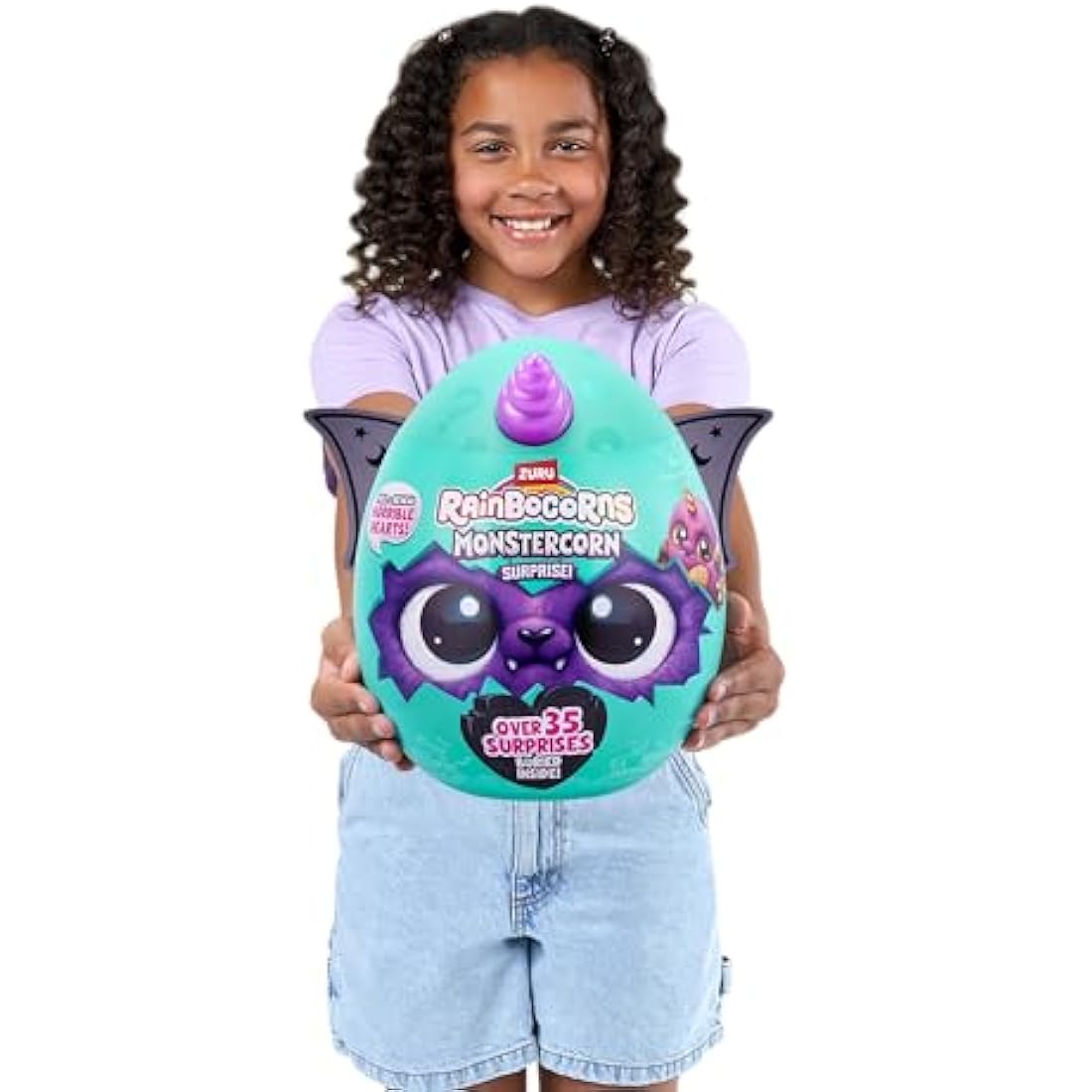 ZURU Rainbocorns Monstercorn Surprise Werewolf Glow in the Dark Plush