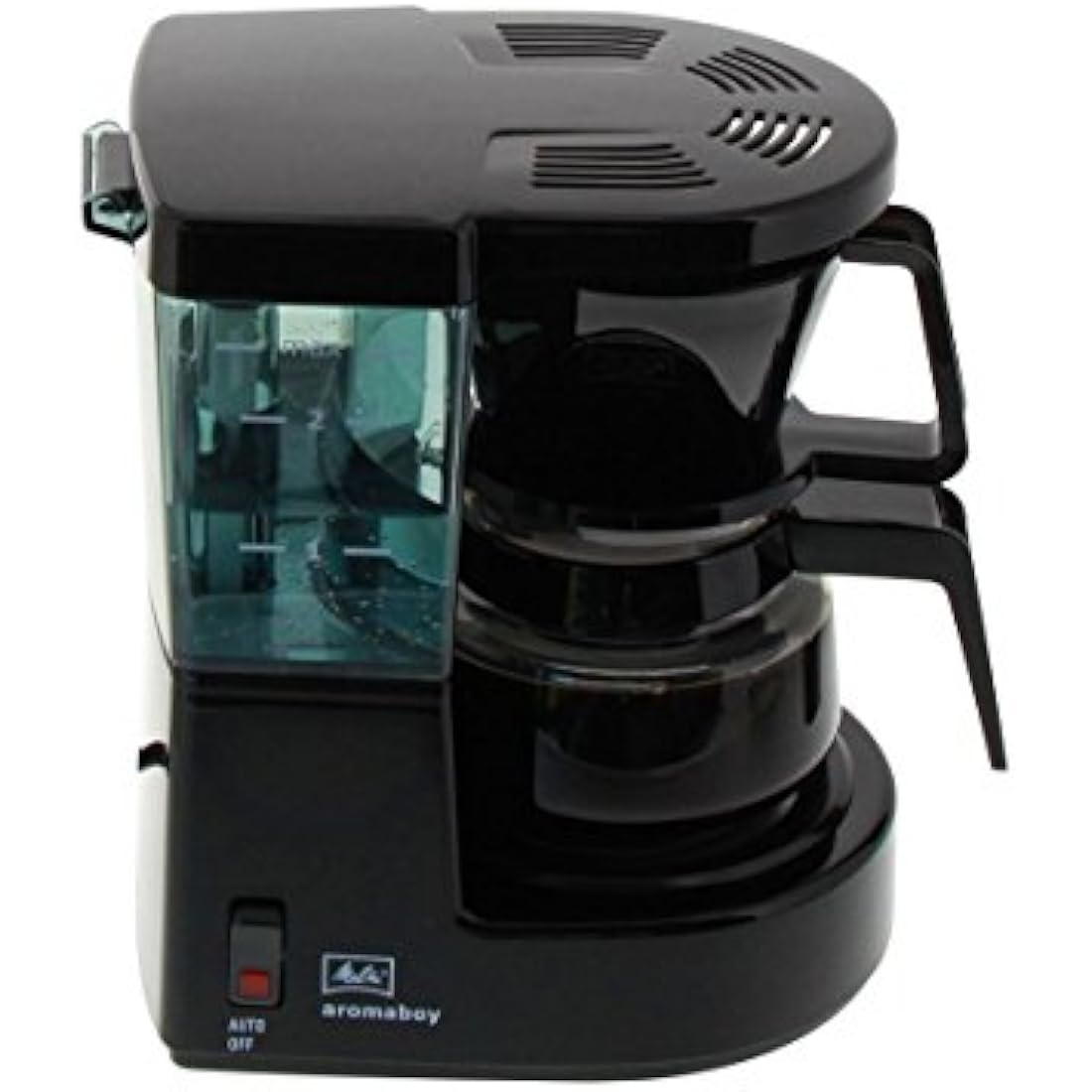 Melitta AromaBoy Filter Coffee Machine – Compact 2-Cup Design, Black