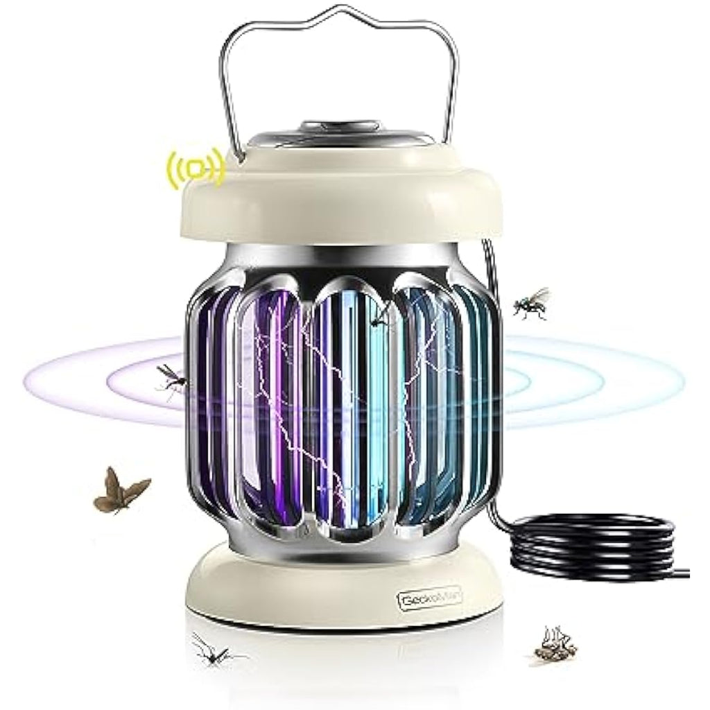 Electric Bug Zapper – 15W Hybrid UV Fly Trap with Light Sensor