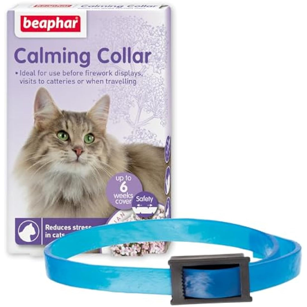 Beaphar Cat Calming Collar – Valerian Stress Relief – 6 Weeks Effect
