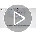 Dorlink Modern Flower LED Ceiling Light - Dimmable 36W with Remote