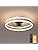 MOSSCO 50CM Modern Ceiling Fan with Dimmable LED Light and Remote
