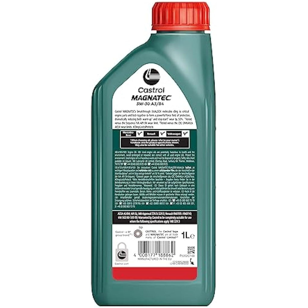 Castrol MAGNATEC 5W-30 A3/B4 Full Synthetic Engine Oil - 1L Bottle