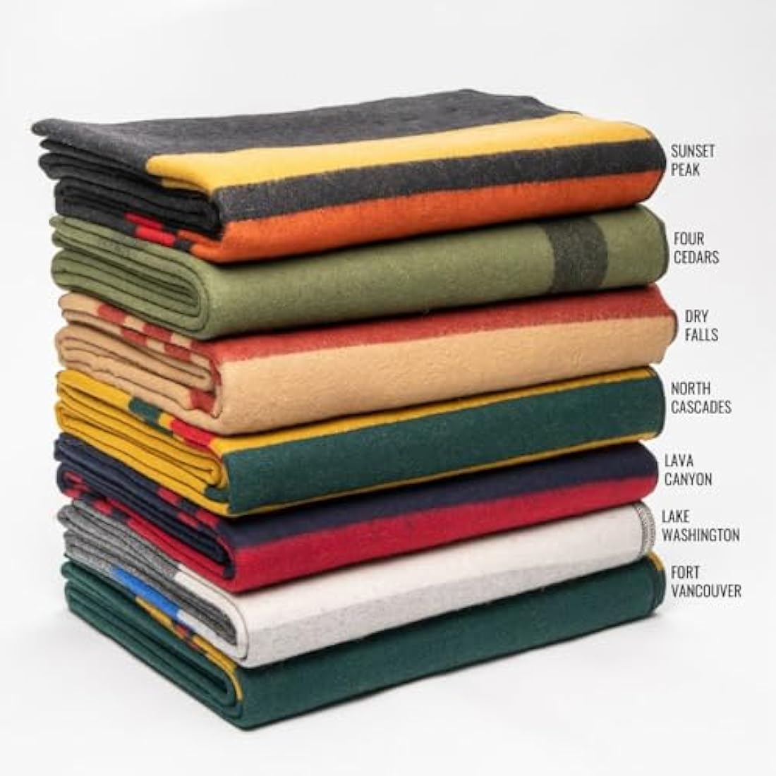 Arcturus Rainier Heavyweight Wool Blanket – Washable & Warm, 4.5lbs