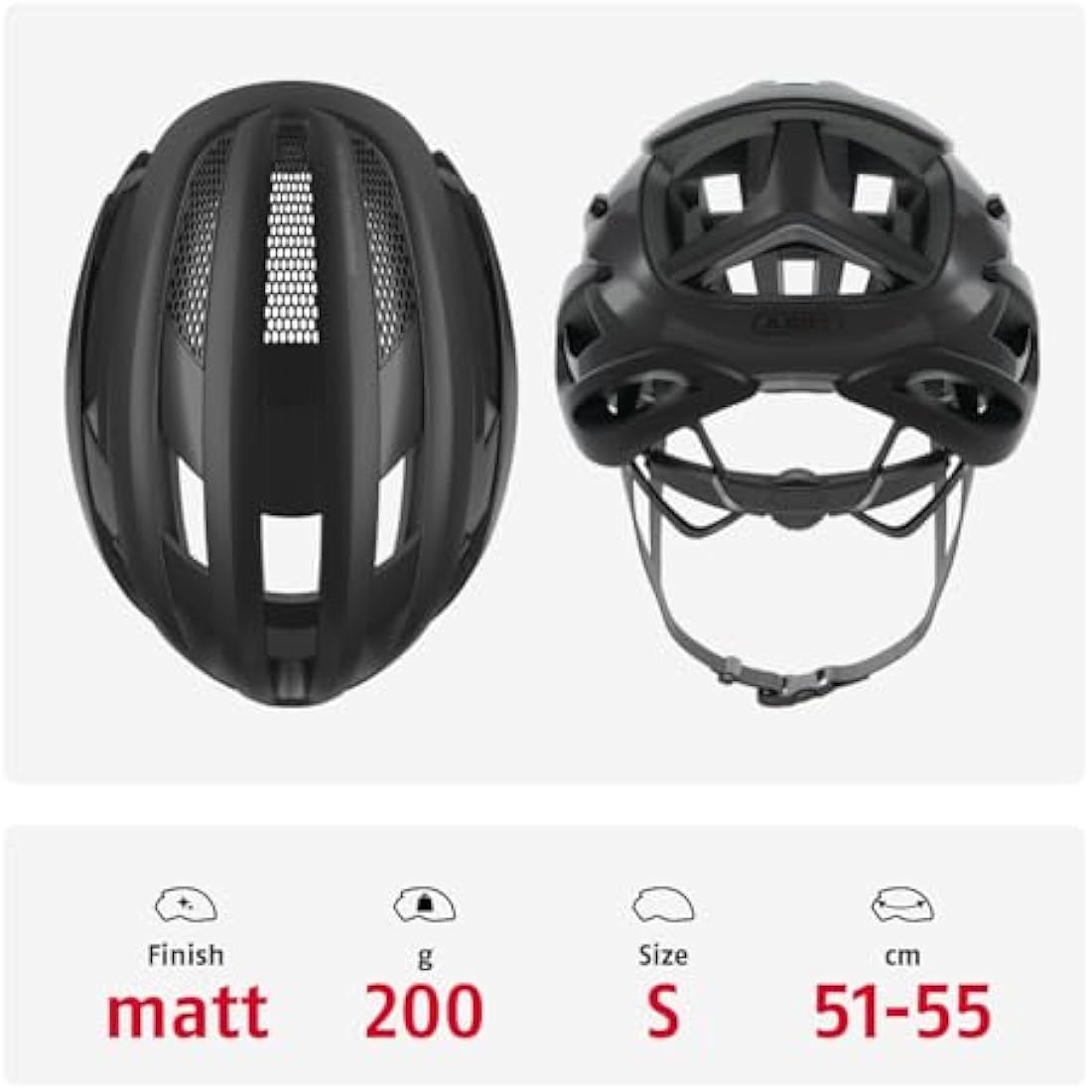 ABUS AirBreaker Road Bike Helmet – Lightweight Aerodynamic Cycling Gear