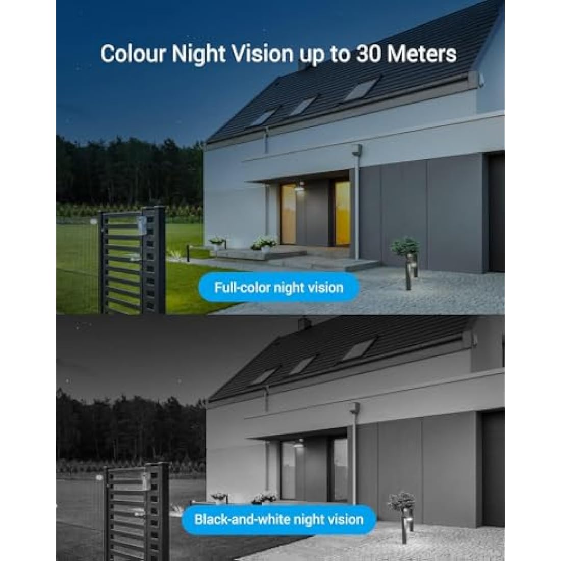 EZVIZ 2K Outdoor Security Camera – AI Human Detection & Color Night Vision